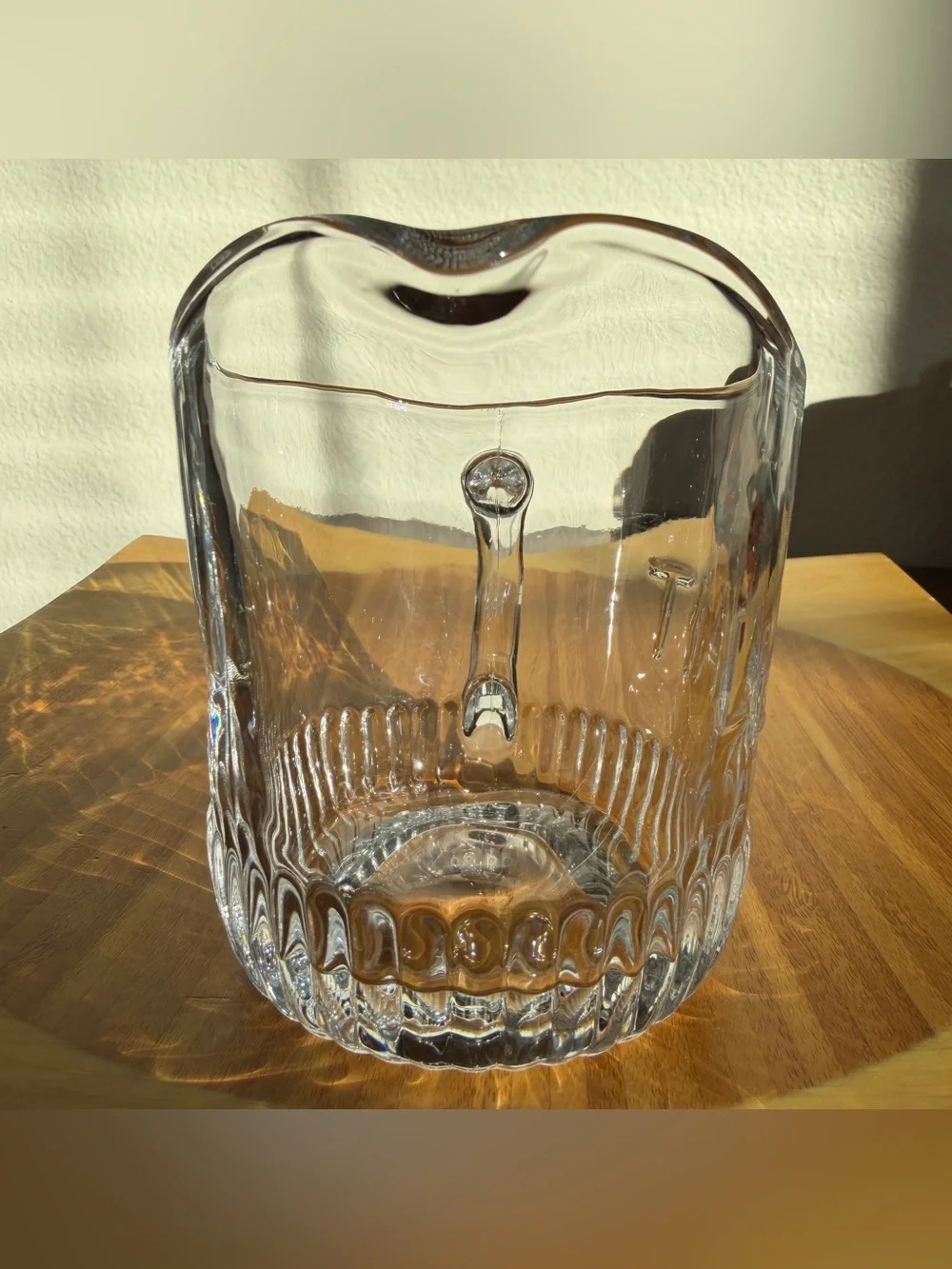 Anthropologie Francophile Lait Milk Clear Glass Creamer